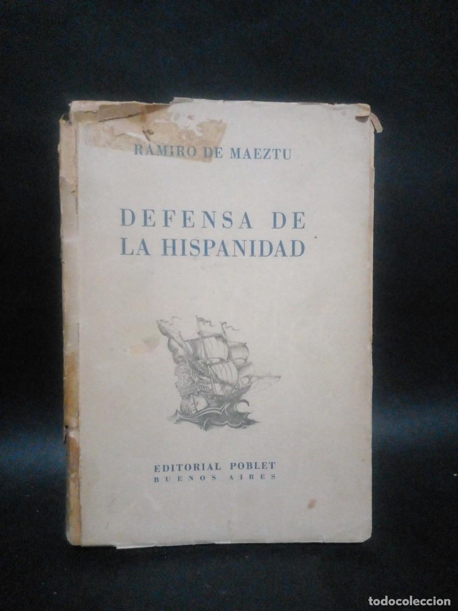 Libros: RAMIRO DE MAEZTU-DEFENSA DE LA HISPANIDAD- 1942 - Foto 1