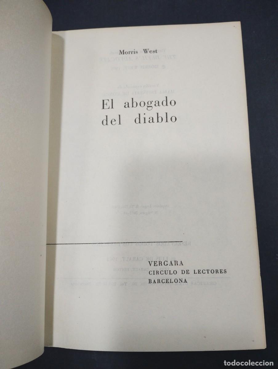 Libros: El abogado del diablo Morris West - Foto 3