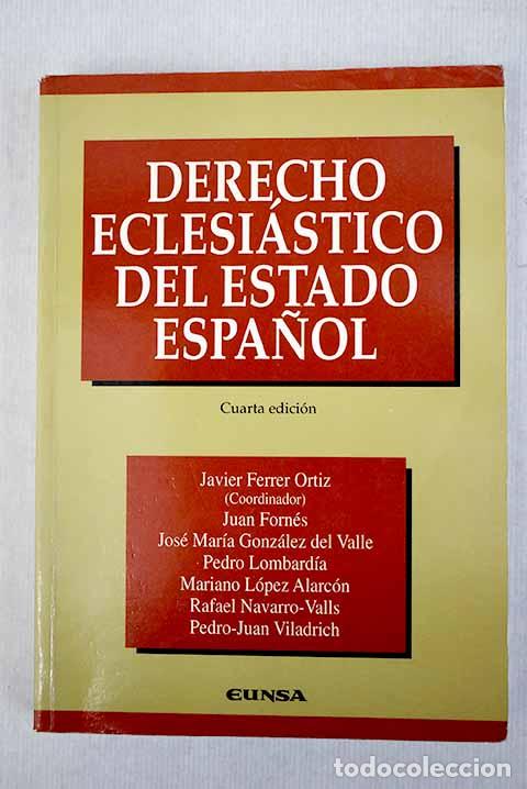 Libros: Derecho eclesi&aacute;stico del estado espa&ntilde;ol - Foto 1