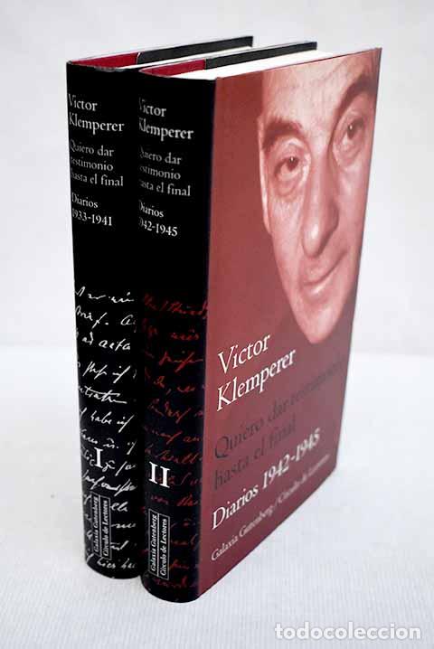 Libros: Quiero dar testimonio hasta el final.- Klemperer, Victor - Foto 1