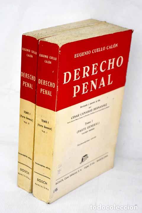 Libros: Derecho Penal, tomo I: parte general.- Cuello Cal&oacute;n, Eugenio - Foto 1