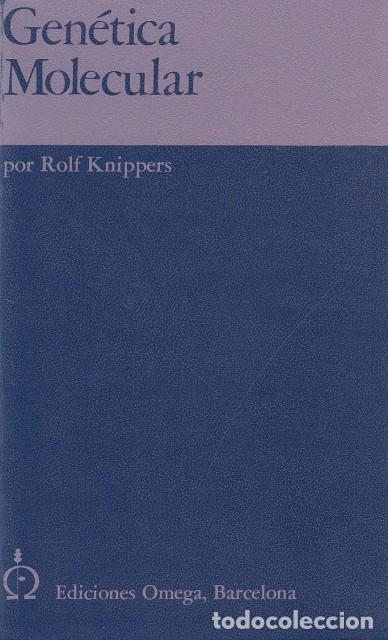 Libros: GEN&Eacute;TICA MOLECULAR - KNIPPERS, ROLF - Foto 1