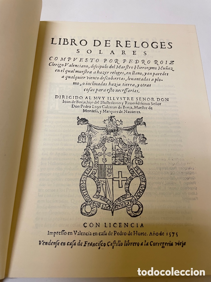 Libros: Libro de Relojes Solares Pedro Roig - Foto 2