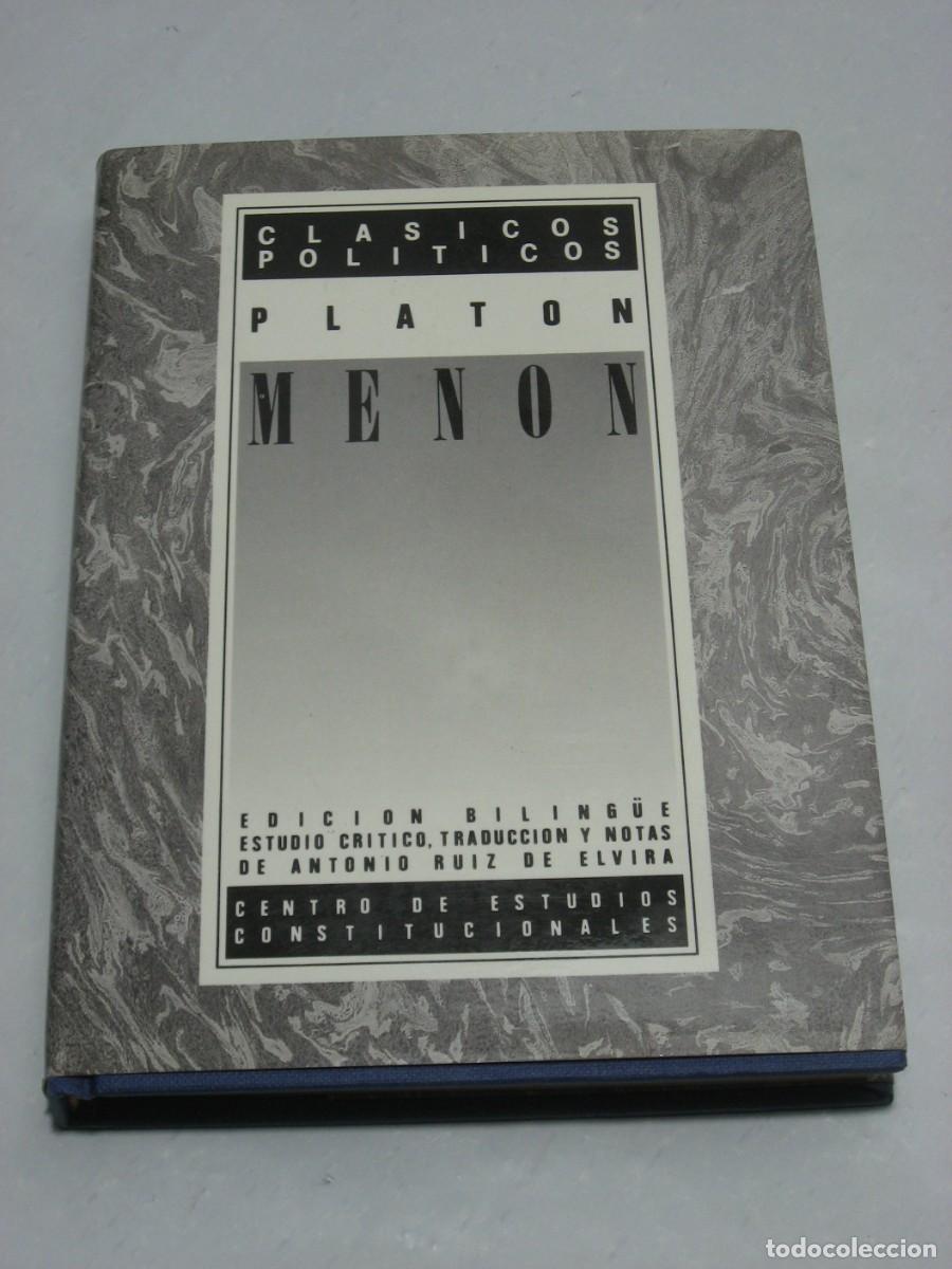 Libros: MENON Edici&oacute;n biling&uuml;e - Platon - Foto 1
