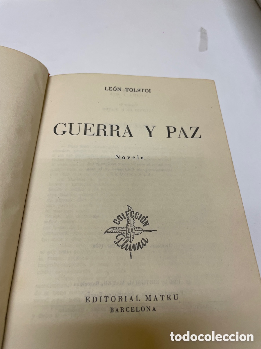 Libros: GUERRA Y PAZ LE&Oacute;N TOLSTOI - Foto 2