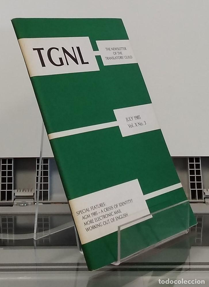 Libros: TGNL, july 1985, vol X, n&ordm; 3 - vvaa - Foto 1