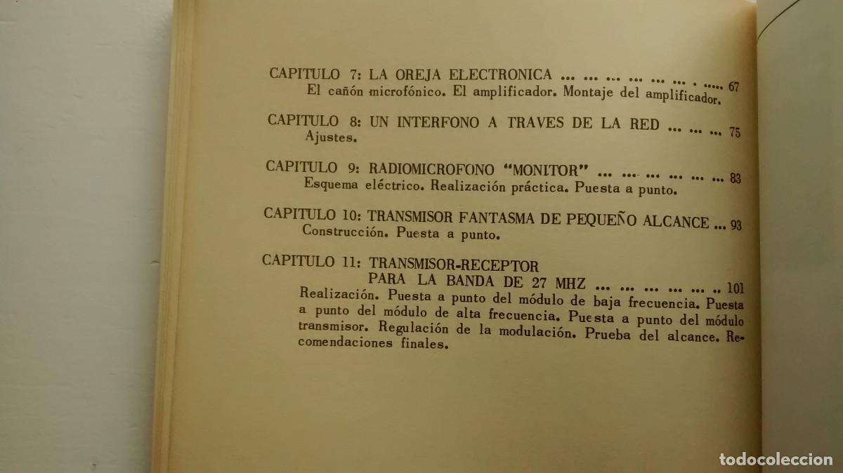 Libros: Espionaje electr&oacute;nico. Montaje pr&aacute;ctico de dispositivos - Rede 1969 - Foto 7