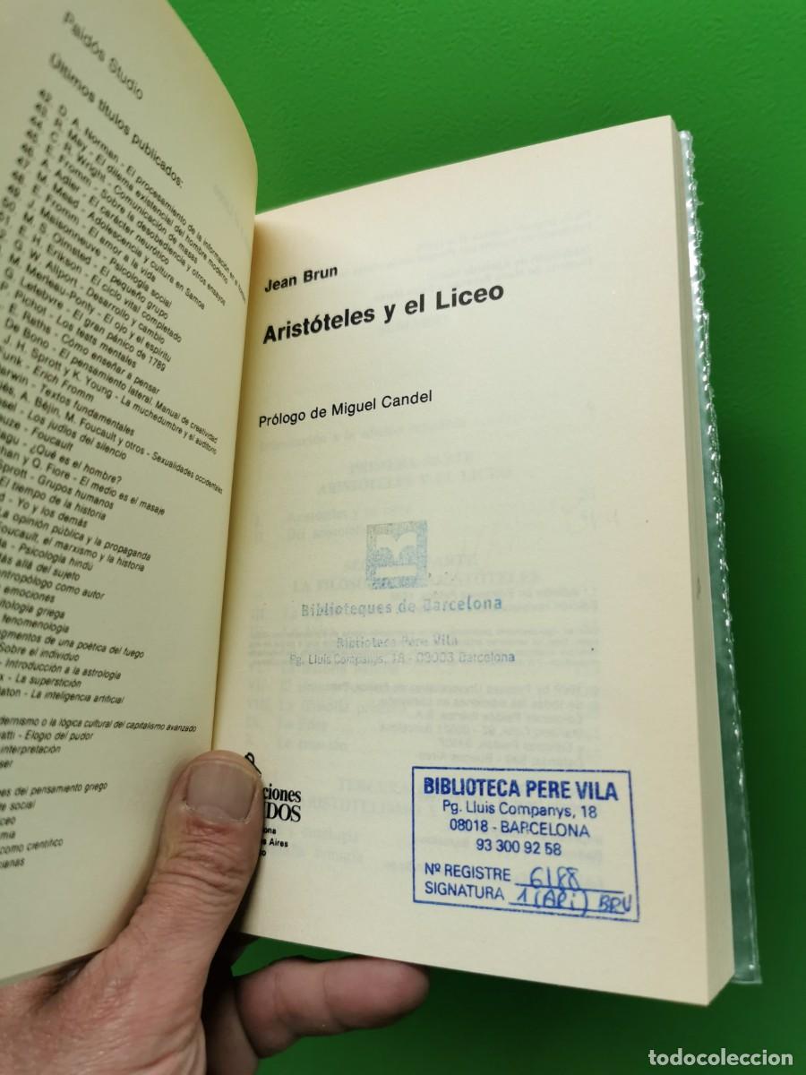 Libros: JEAN BRUN. ARISTOTELES Y EL LICEO. - Foto 3