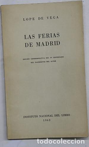 Libros: LAS FERIAS DE MADRID - De Vega,Lope - Foto 1