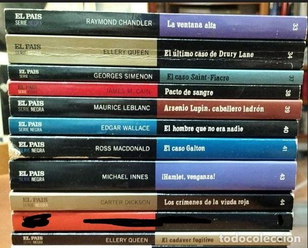 Libros: EL PAIS SERIE NEGRA - 32 TITULOS - Foto 4