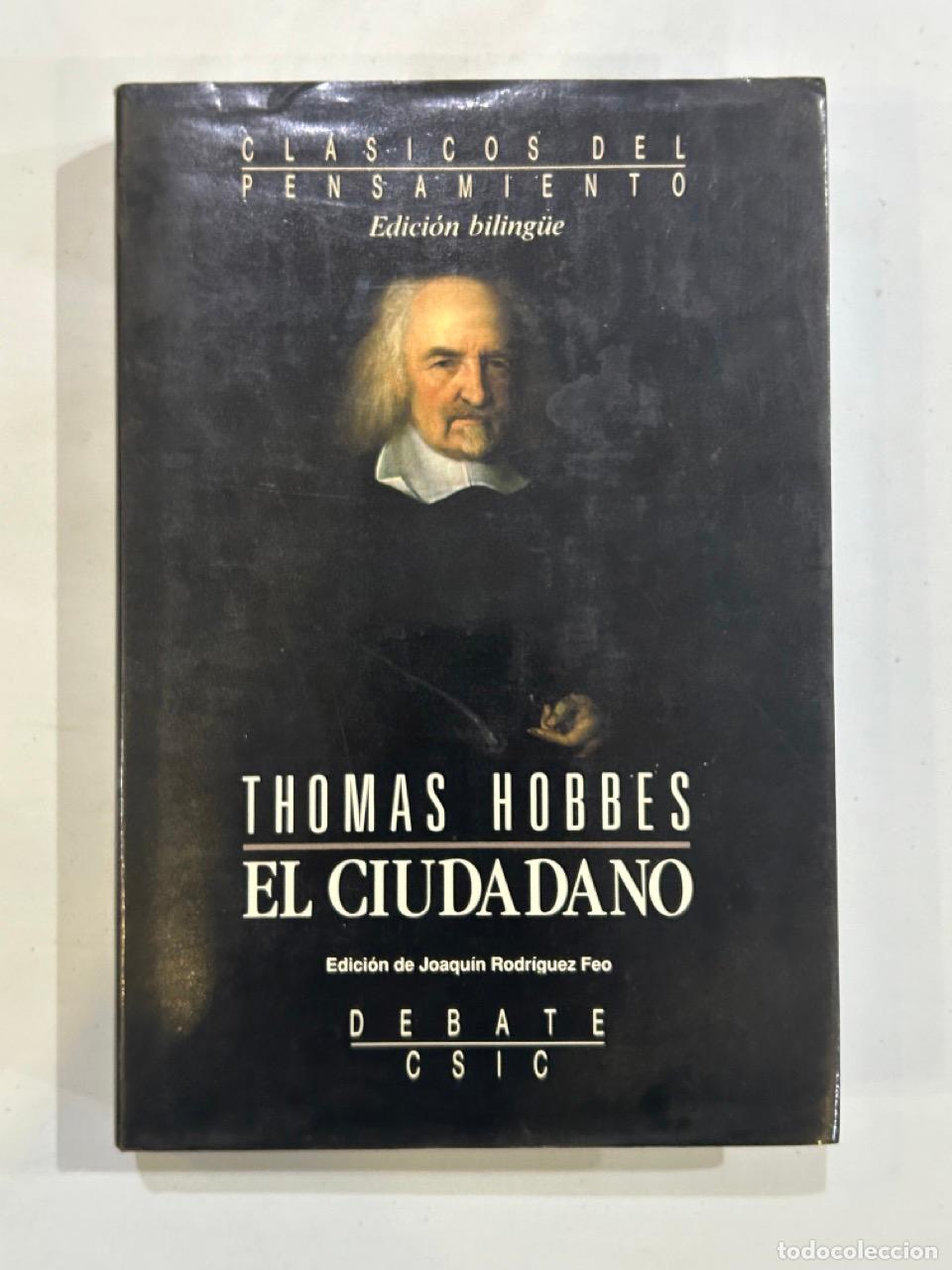 Libros: Thomas Hobbes - El ciudadano - Foto 1