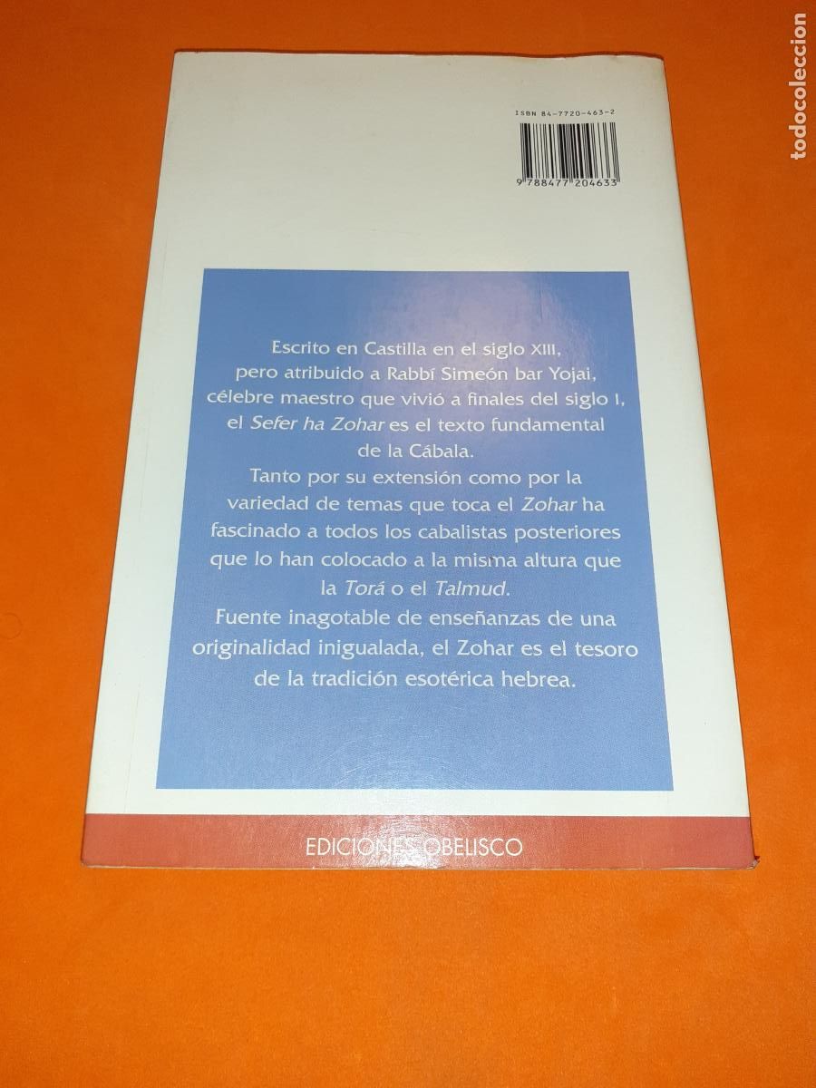 Libros: EL ZOHAR, EL LIBRO DEL ESPLENDOR � CABALA - ANONIMO - Foto 2