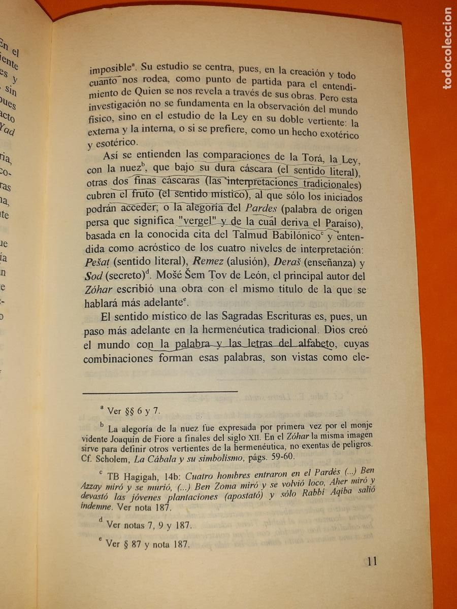 Libros: EL ZOHAR, EL LIBRO DEL ESPLENDOR � CABALA - ANONIMO - Foto 10