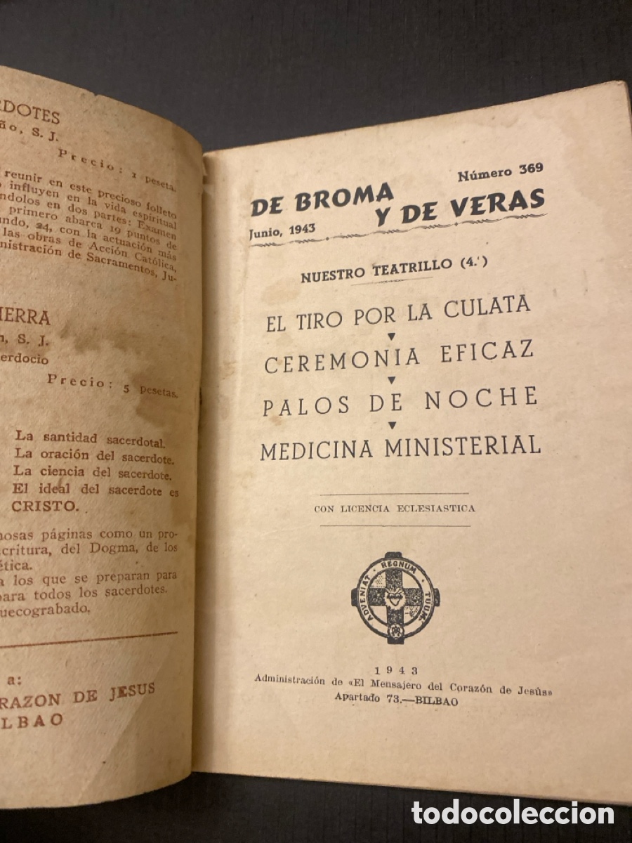 Libros: DE BROMA Y DE VERAS. NUESTRO TEATRILLO. 1943 - Foto 3