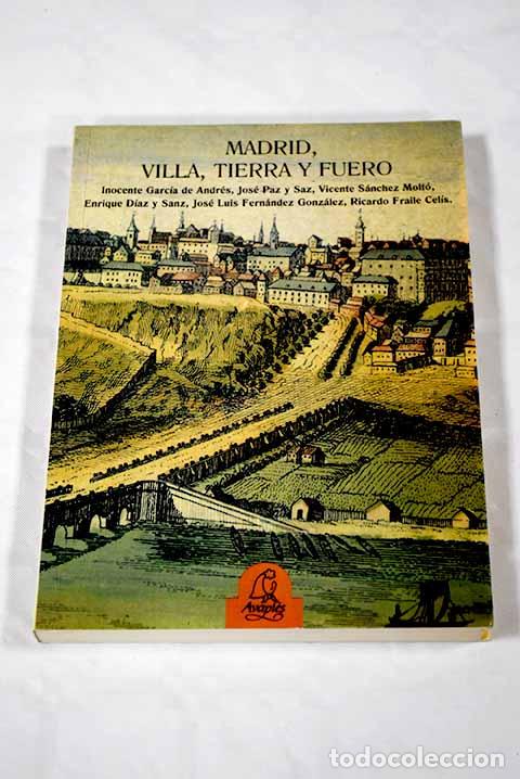 Libros: Madrid : villa, tierra y fuero - Foto 1