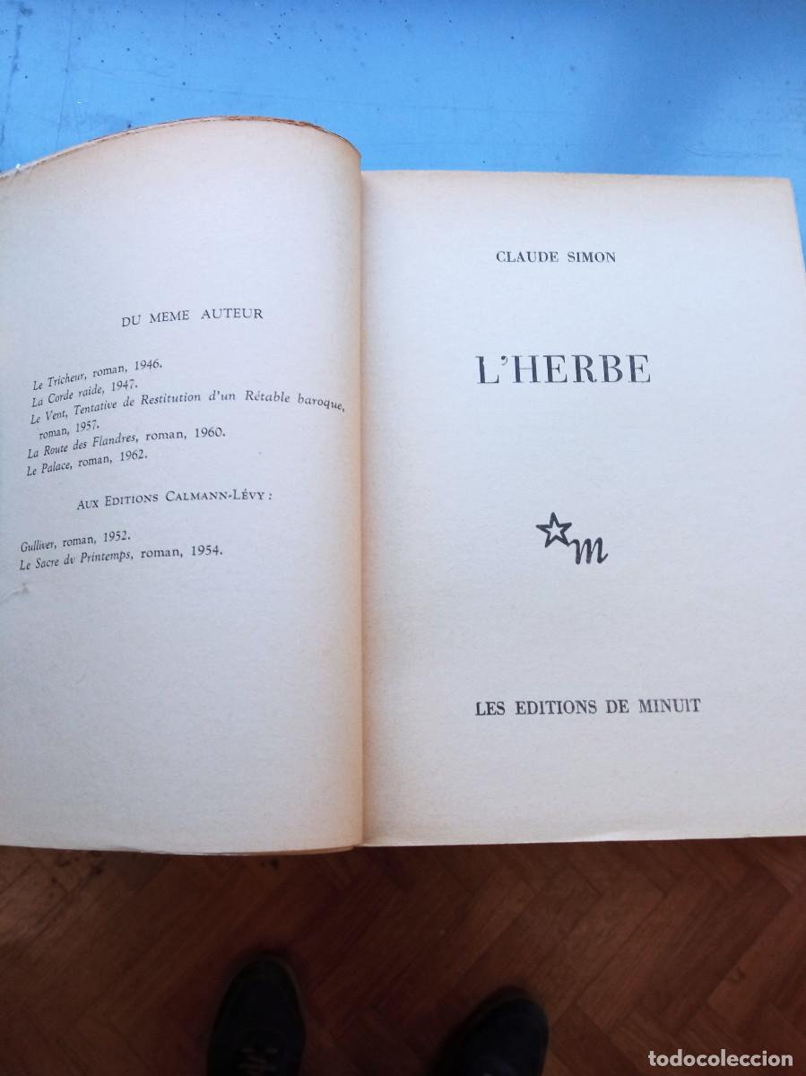 Libros: Claude Simon - Lherbe - Foto 1