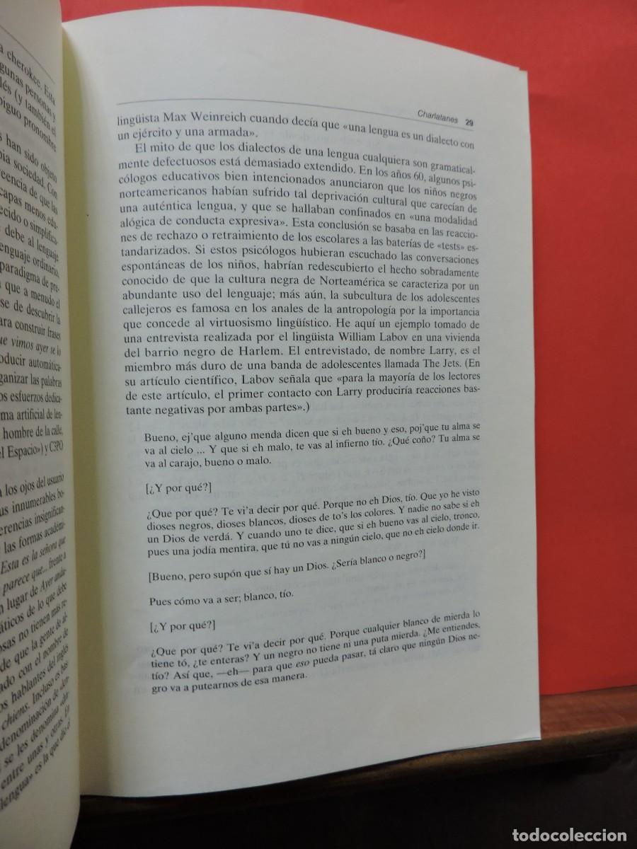 Libros: El instinto del lenguaje. PINKER, Steven. Ed. Alianza. Madrid, 2007 - Foto 2