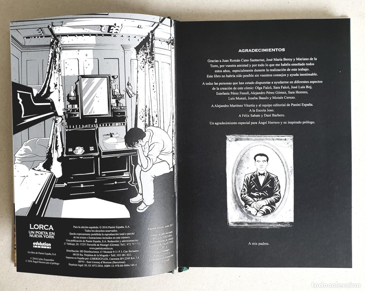 Libros: Lorca. Un poeta en Nueva York. Carles Esquembre. Evolution comics. 2016 - Foto 12