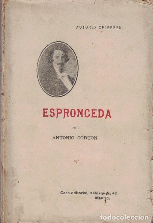 Libros: ESPRONCEDA. - Corton. Antonio, - Foto 1
