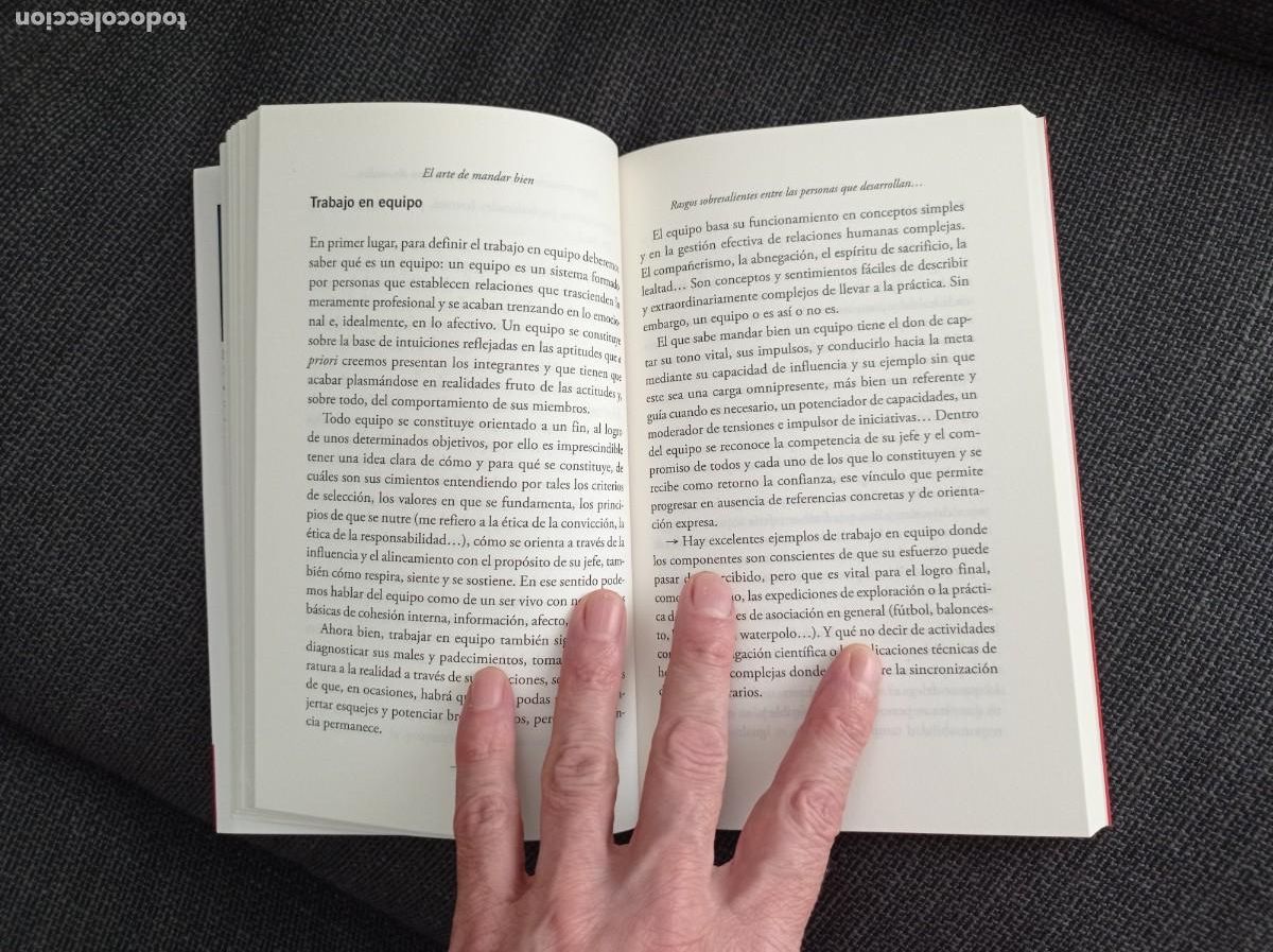 Libros: Libro El arte de mandar bien. Querer, poder, saber. Francisco Gan Pampols. Plataforma editorial. - Foto 11