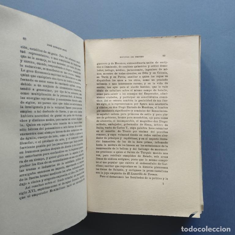 Libros: Motivos de Proteo. - Rod&oacute;, Jos&eacute; Enrique. - Foto 3
