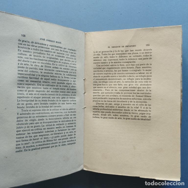 Libros: El Mirador de Pr&oacute;spero. - Rod&oacute;, Jos&eacute; Enrique. - Foto 3