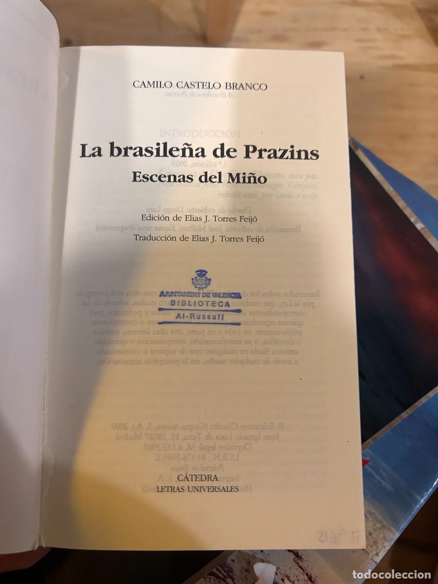 Libros: LA BRASILE&Ntilde;A DE PRAZINS- CAMILO CASTELO BRANCO - Foto 2