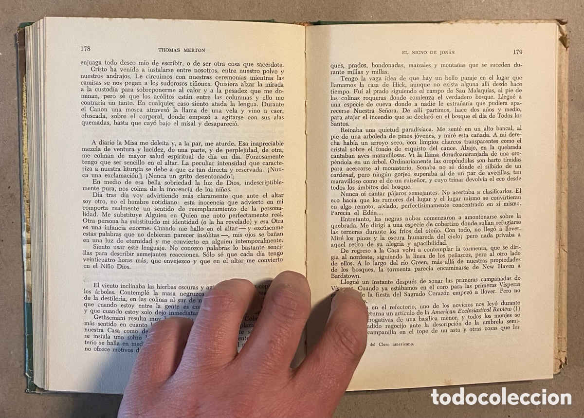 Libros: EL SIGNO DE JON&Aacute;S. THOMAS MERTON. EDITORIAL &Eacute;XITO 1954. - Foto 6