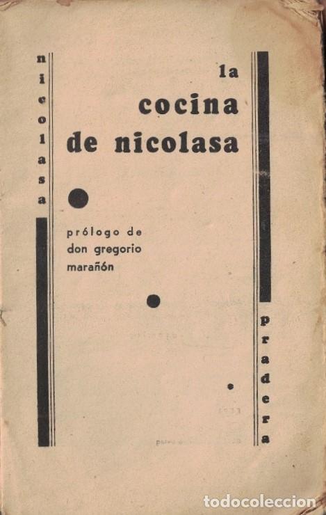 Libros: LA COCINA DE NICOLASA. - Pradera. Nicolasa, - Foto 1
