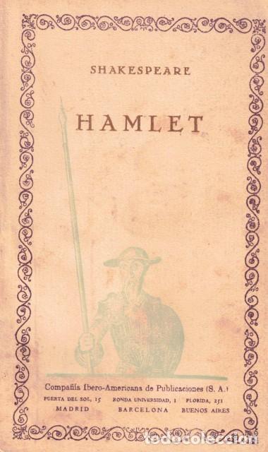 Libros: HAMLET - SHAKESPEARE, WILLIAM - Foto 1