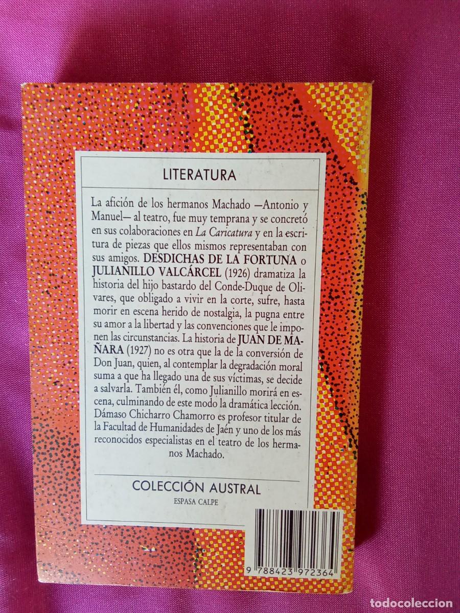 Libros: MANUEL Y ANTONIO MACHADO VARIOS .P 2-2 - Foto 2