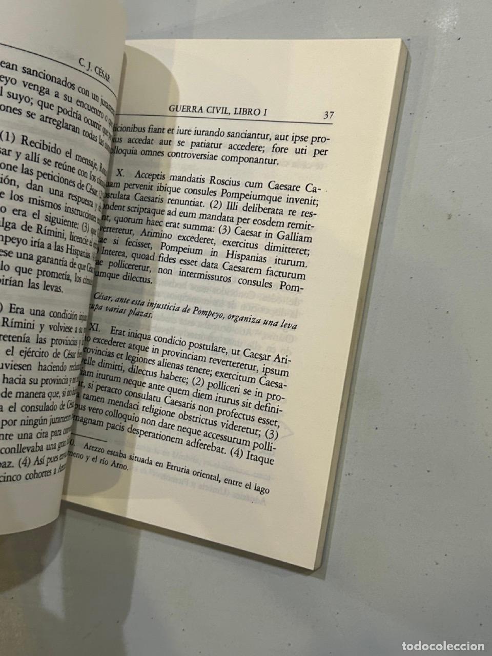 Libros: C&eacute;sar - Guerra Civil Libro I - Foto 2