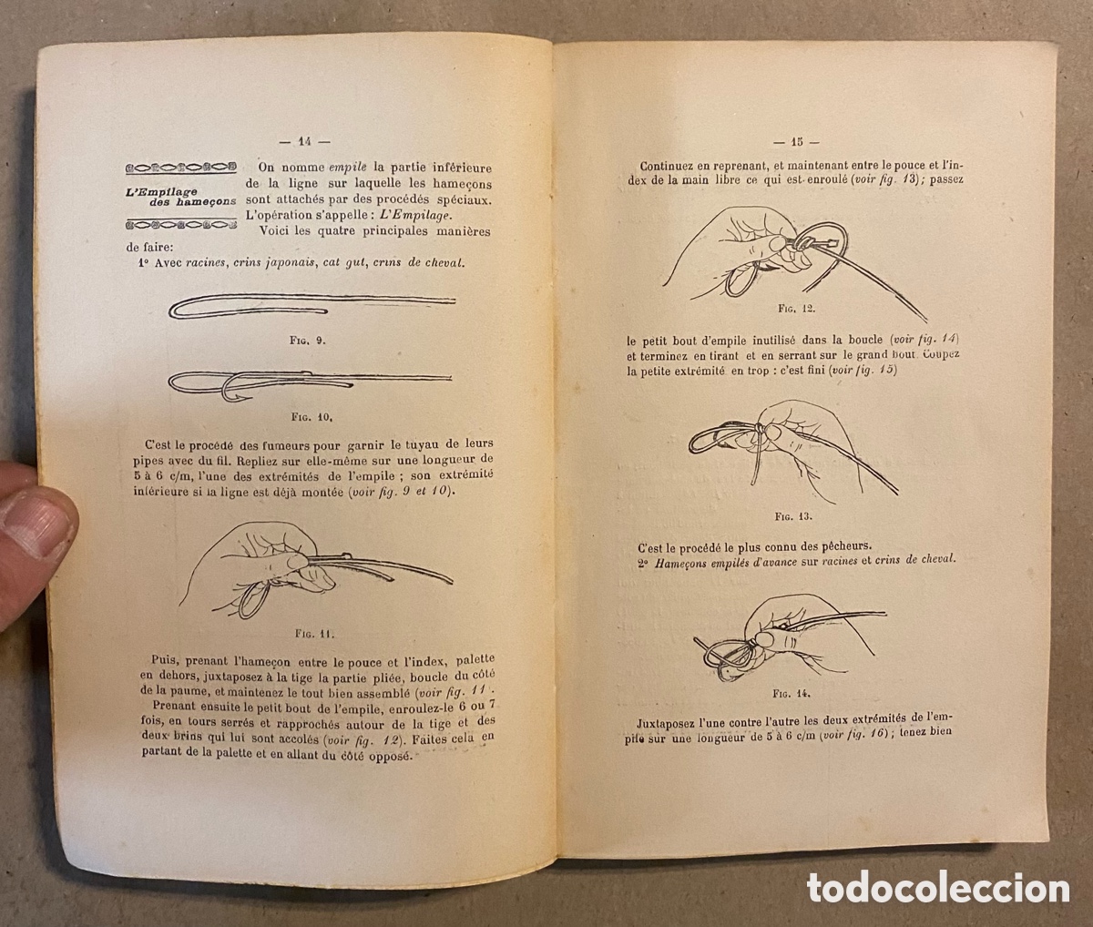 Libros: COMMENT PECHER?. A. GOBINOT. &Eacute;DITIONS HALIEUTIQUES 1921. - Foto 3