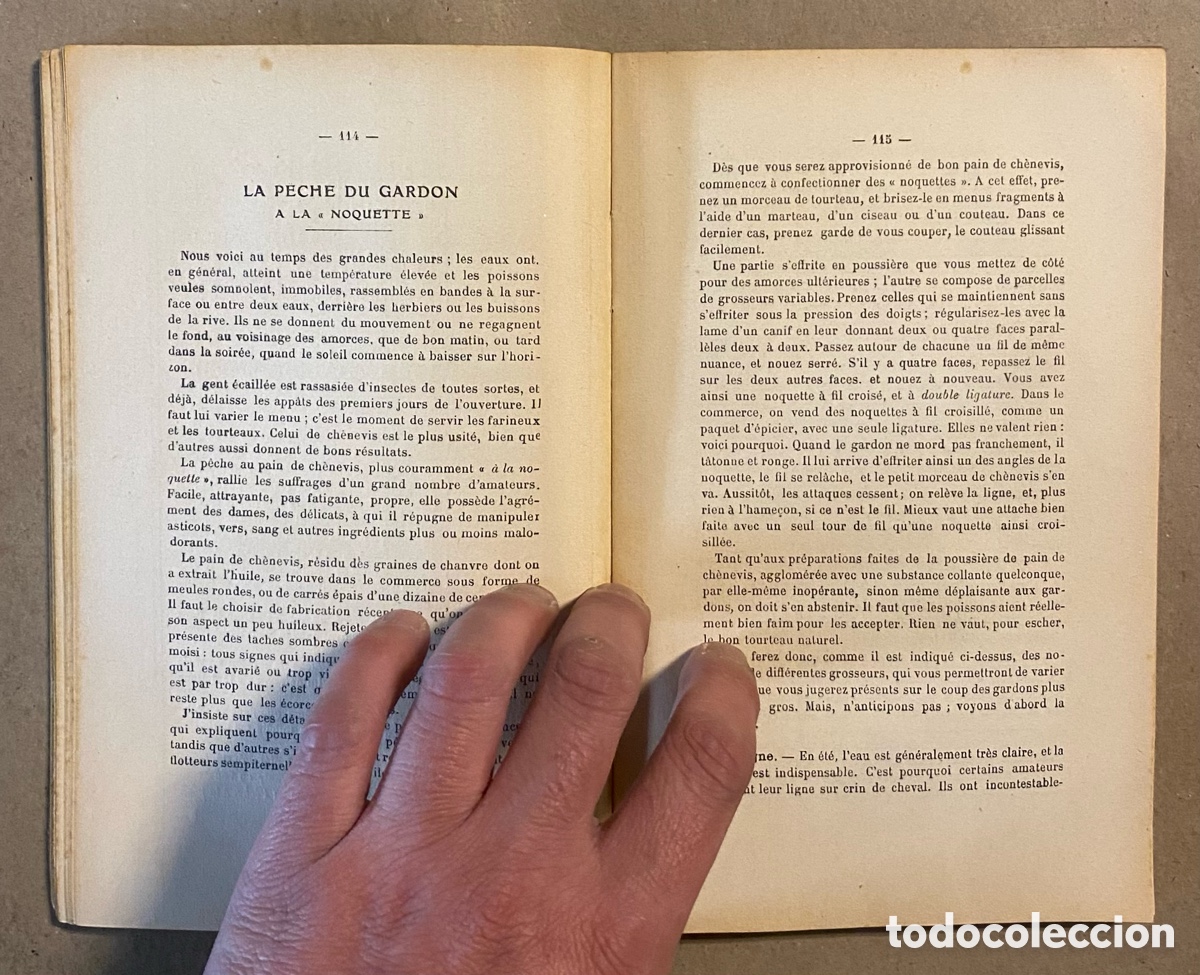Libros: COMMENT PECHER?. A. GOBINOT. &Eacute;DITIONS HALIEUTIQUES 1921. - Foto 5