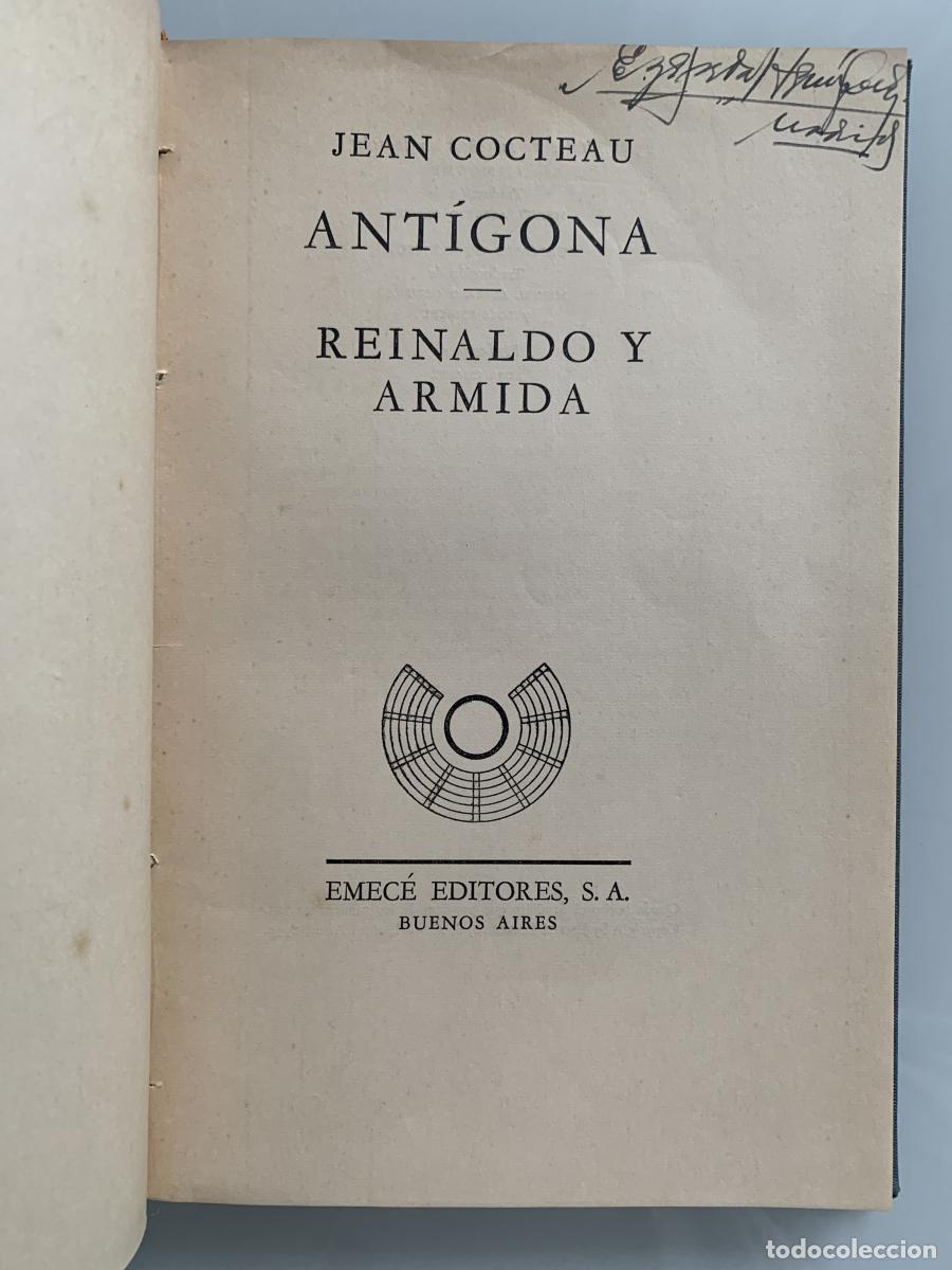 Libros: ANT&Iacute;GONA. Reinaldo y Armida - Jean Cocteau - Foto 2
