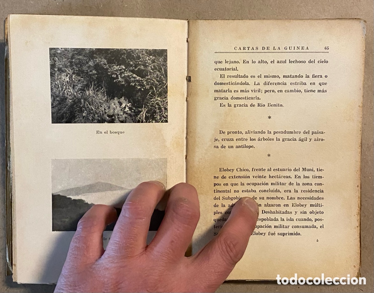 Libros: CARTAS DE LA GUINEA. AGUST&Iacute;N MIRANDA. ESPASA-CALPE 1940. - Foto 5
