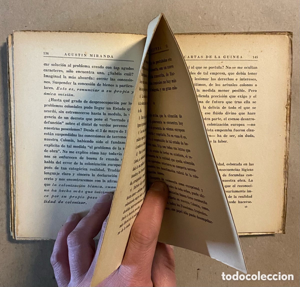 Libros: CARTAS DE LA GUINEA. AGUST&Iacute;N MIRANDA. ESPASA-CALPE 1940. - Foto 9
