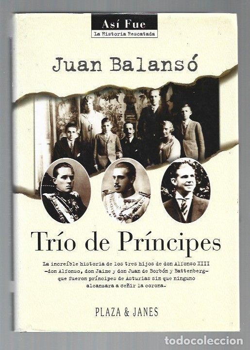 Libros: TRIO DE PRINCIPES - BALANSO, JUAN - Foto 1