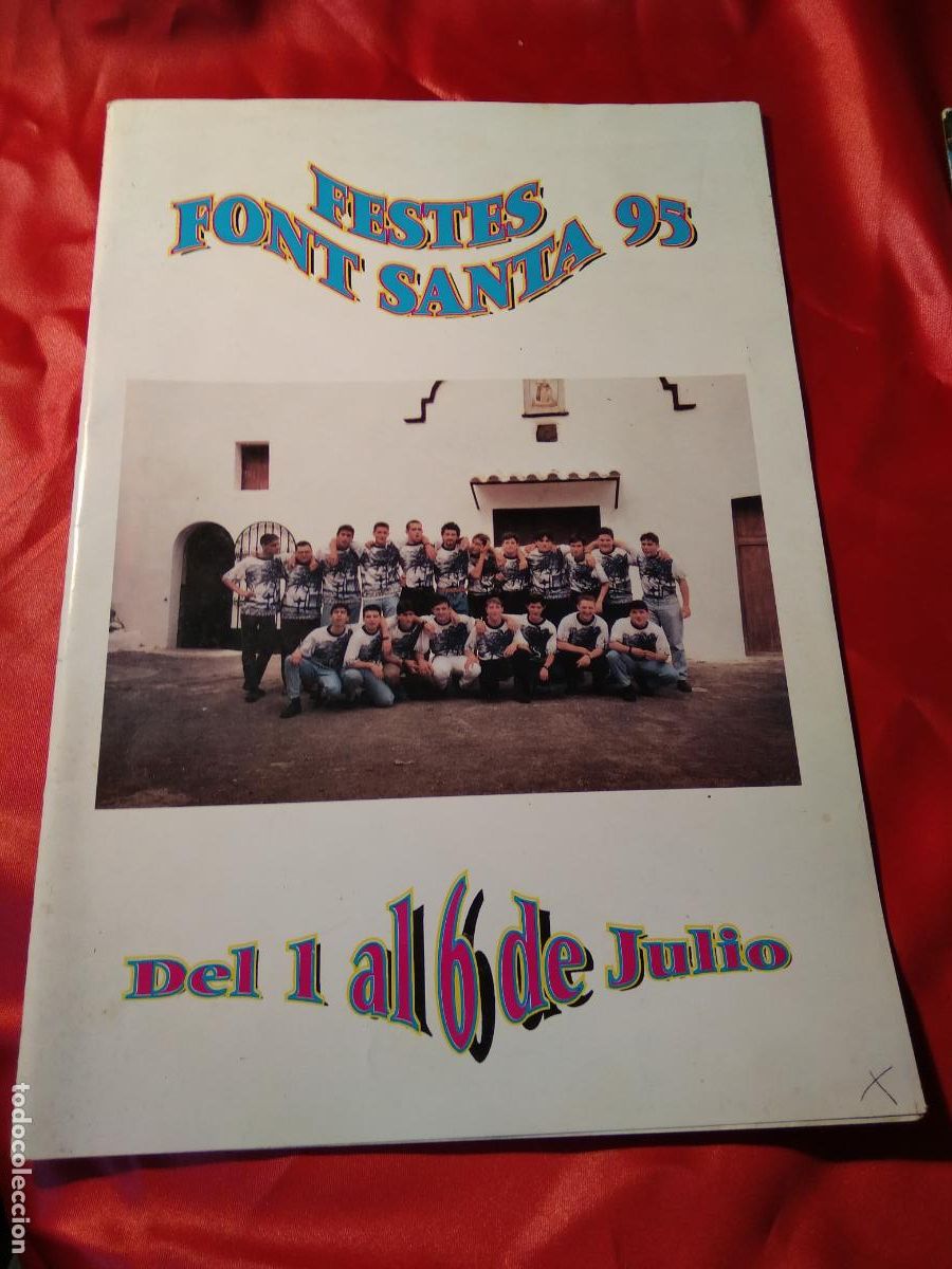 Livros em segunda m&atilde;o: Festes Font Santa Teulada 95 Del 1 al 6 de Julio BA1271