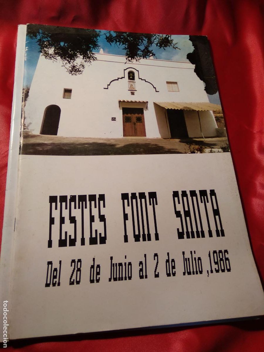Livros em segunda m&atilde;o: Festes Font Santa Teulada 1986 Del 28 de Junio al 2 de Julio BA.1272