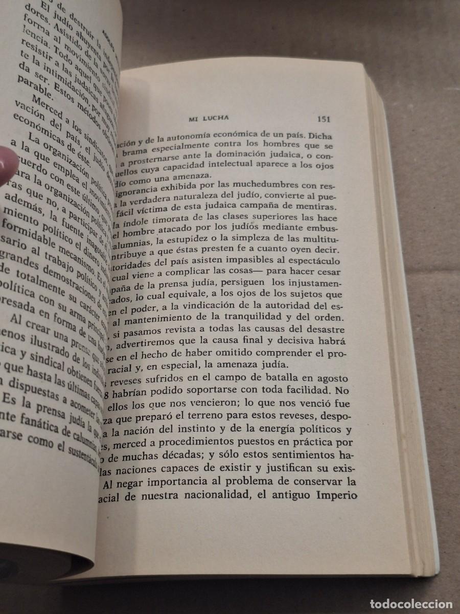 Libros: Mi lucha. Adolf Hitler. Editorial Antalbe. - Foto 8