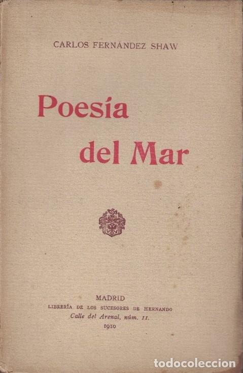 Libros: POES&Iacute;A DEL MAR. - Fern&aacute;ndez Shaw. Carlos, - Foto 1