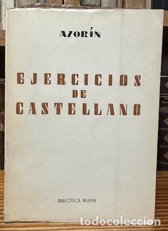 Libros: EJERCICIOS DE CASTELLANO - AZORIN - Foto 1