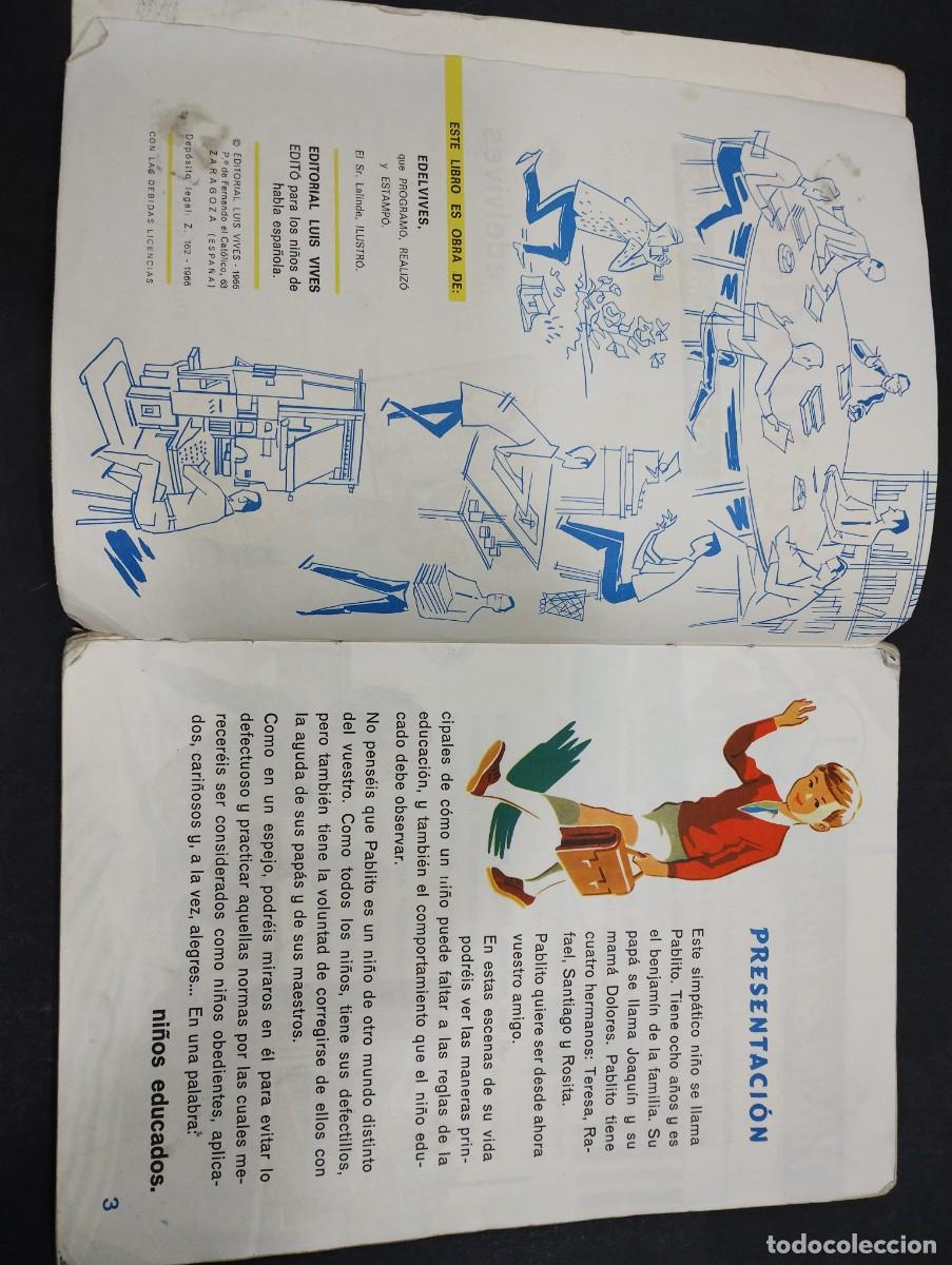 Libros: TU MODELO. CONVIVENCIA NI&Ntilde;OS - EDELVIVES - 2A ED 1966 - Foto 4