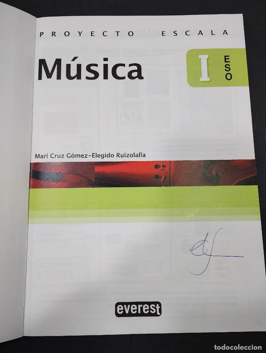 Libros: M&Uacute;SICA I PROYECTO ESCALA. ESO. EDITORIAL EVEREST. - Foto 2