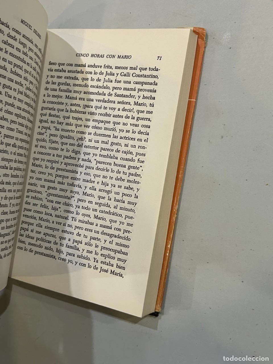 Libros: Miguel Delibes - Cinco horas con Mario - Foto 2