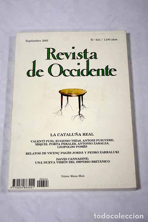 Libros: Revista de Occidente. N&ordm; 244. La Catalu&ntilde;a Real - Foto 1