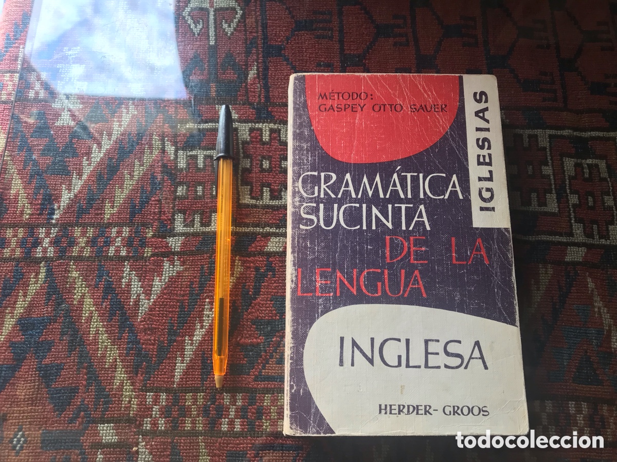 Libros: Gram&aacute;tica sucinta de la lengua inglesa. Iglesias. Herder-Groos - Foto 1