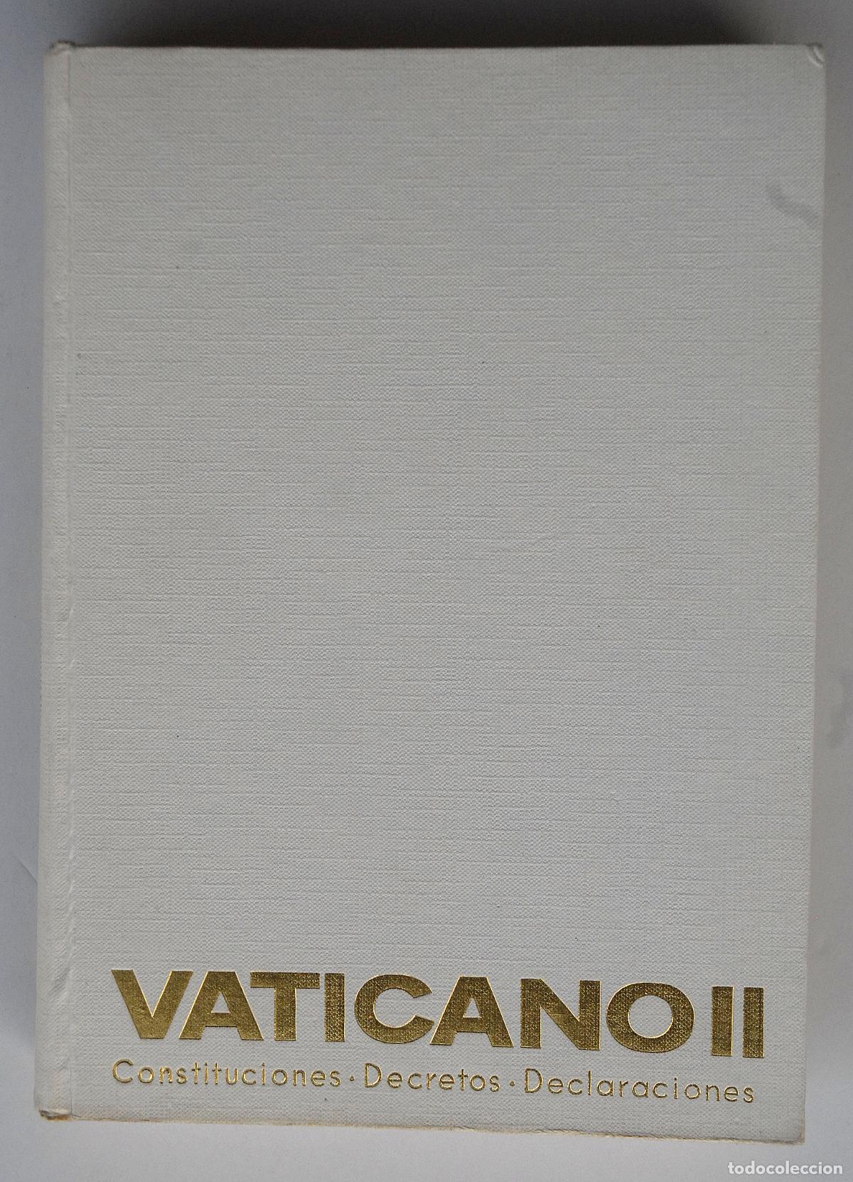 Libros: VATICANO II - CONSTITUCIONES - DECRETOS - DECLARACIONES - Ediciones PALABRA 1968 - Foto 2
