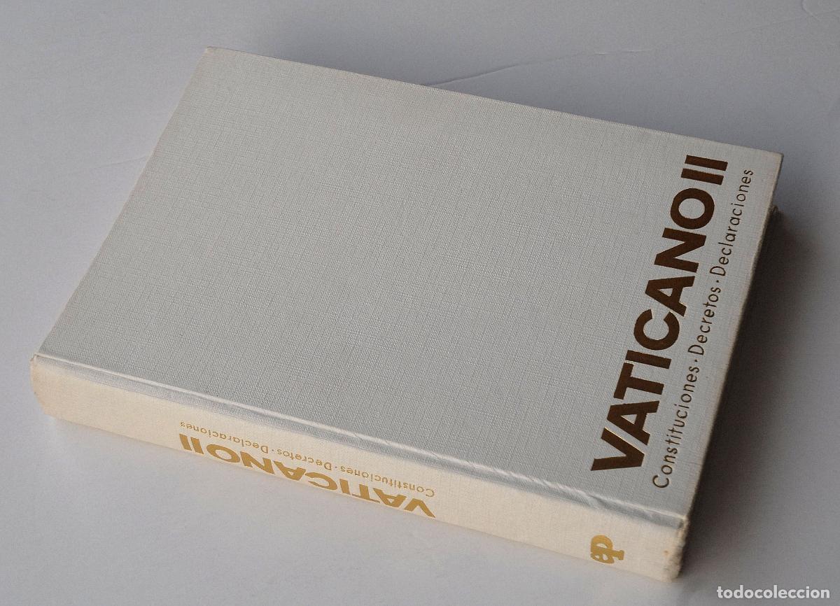 Libros: VATICANO II - CONSTITUCIONES - DECRETOS - DECLARACIONES - Ediciones PALABRA 1968 - Foto 1